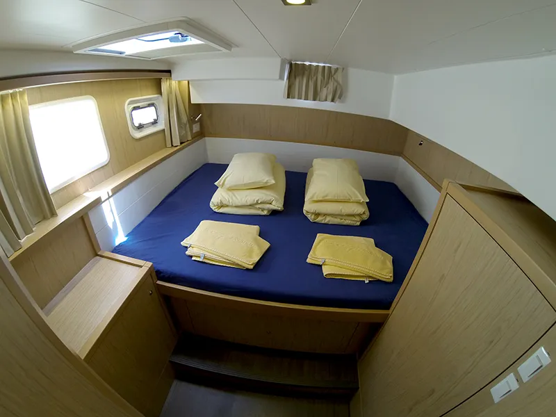 Cabin on Bob Cat, a Lagoon 39 catamaran at Grad Šibenik, Croatia