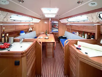 Ro-lu, a Bavaria 39 Cruiser sailboat at Tribunj, Croatia