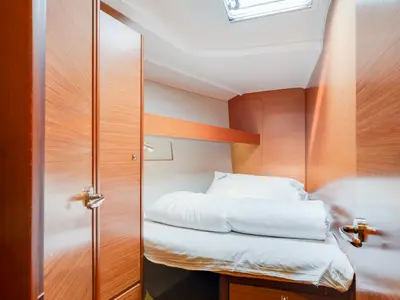 Cabin on WindyLife, a Dufour 460 GL sailboat at Punat, Croatia