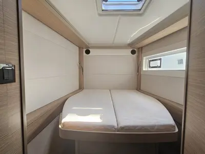 Cabin on Kayian, a Lagoon 46 catamaran at Ellomenos, Greece