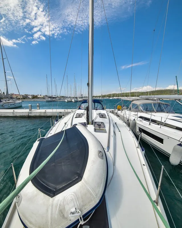 Exterior view of Principessa, a Beneteau Cyclades 50.5 sailboat at Općina Sukošan, Croatia