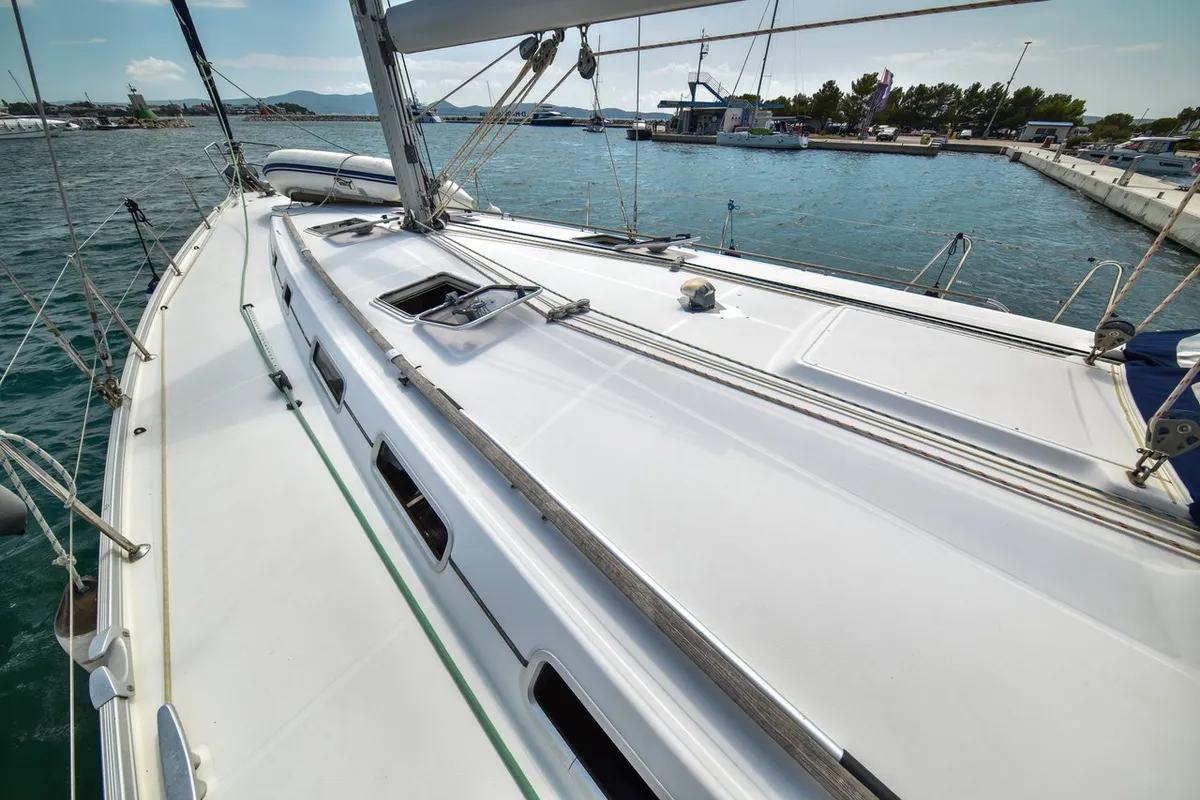 Exterior view of Principessa, a Beneteau Cyclades 50.5 sailboat at Općina Sukošan, Croatia