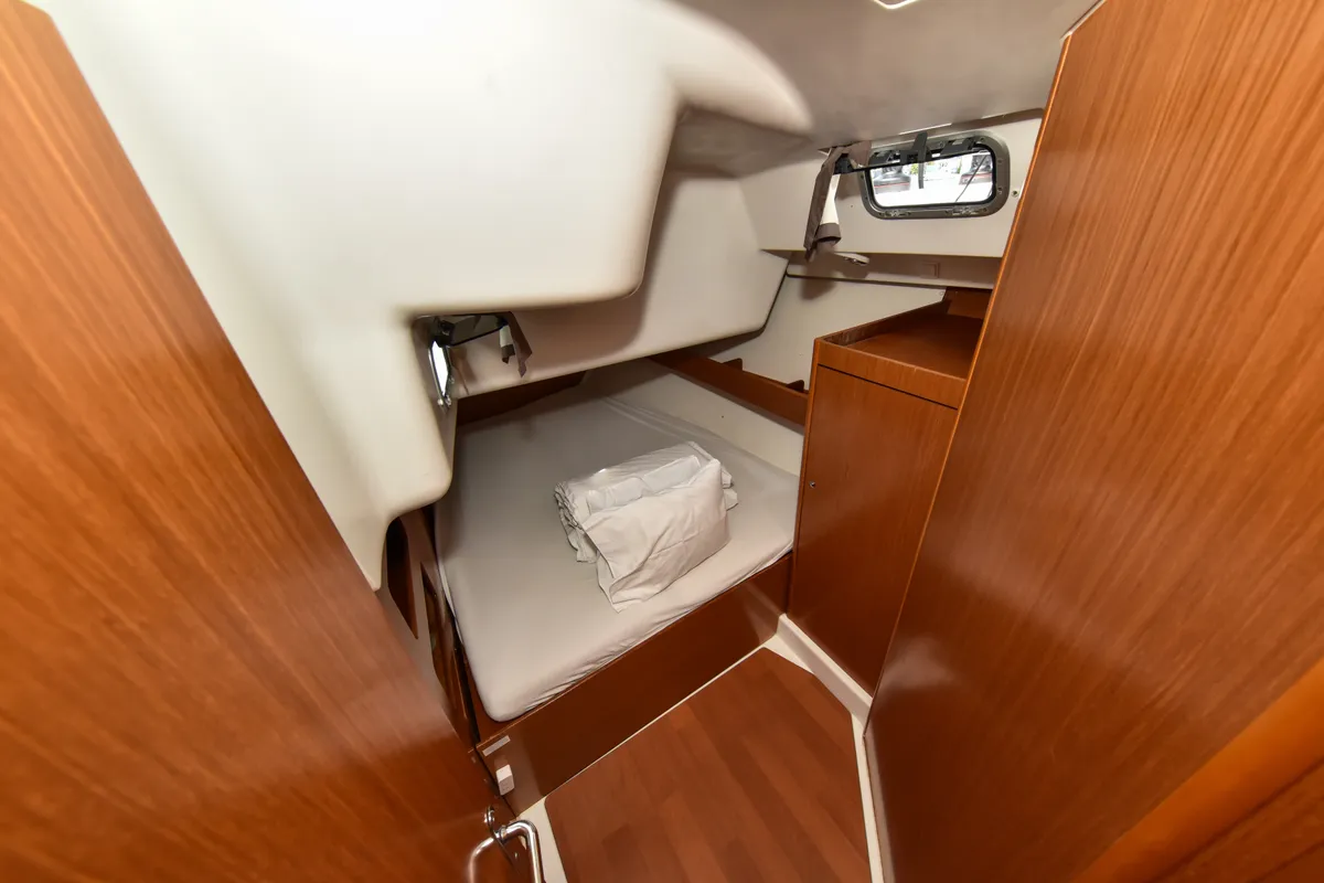 Cabin on Principessa, a Beneteau Cyclades 50.5 sailboat at Općina Sukošan, Croatia