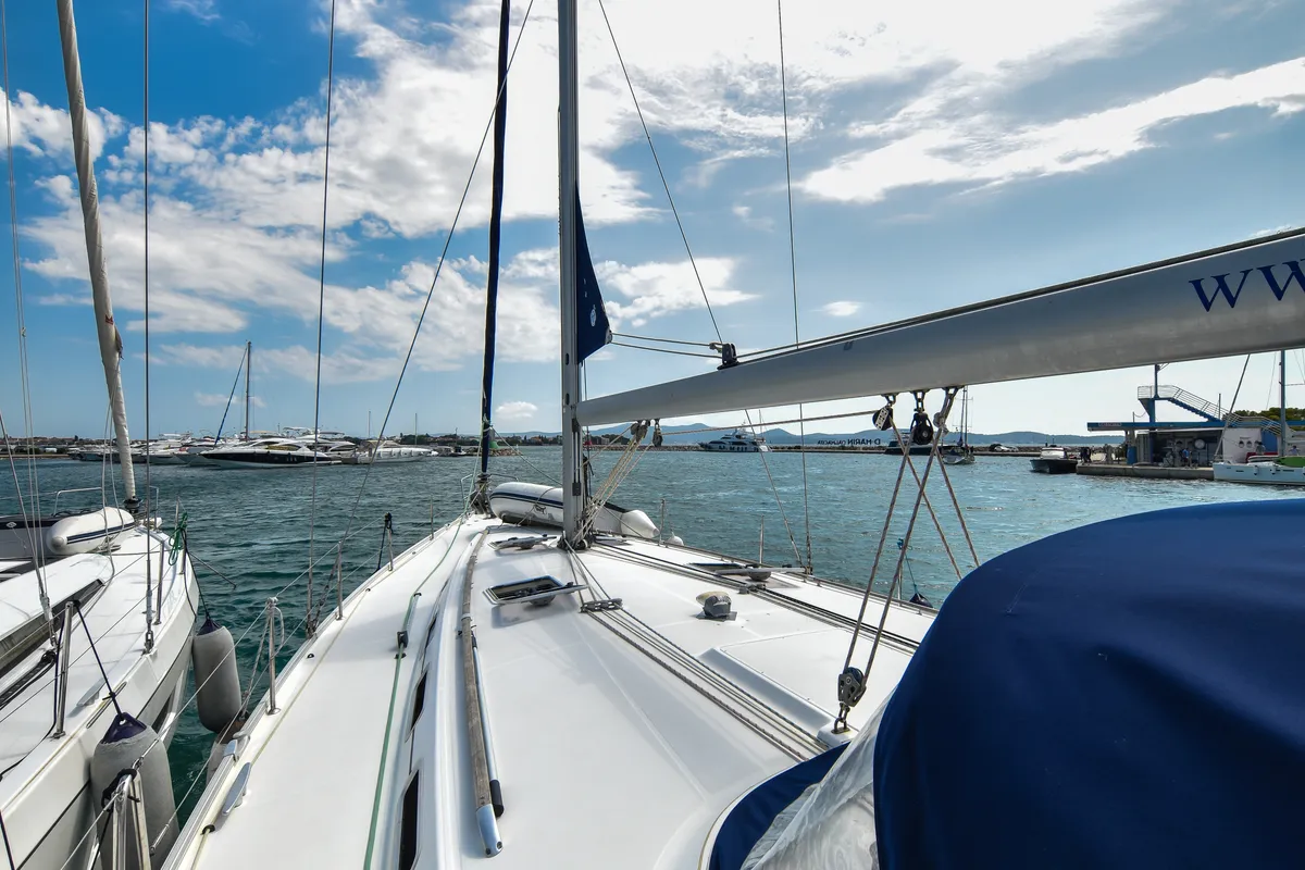 Exterior view of Principessa, a Beneteau Cyclades 50.5 sailboat at Općina Sukošan, Croatia