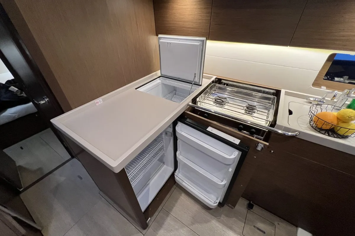 Galley of Panda II, a Beneteau Oceanis 51.1 sailboat at Grad Pula, Croatia