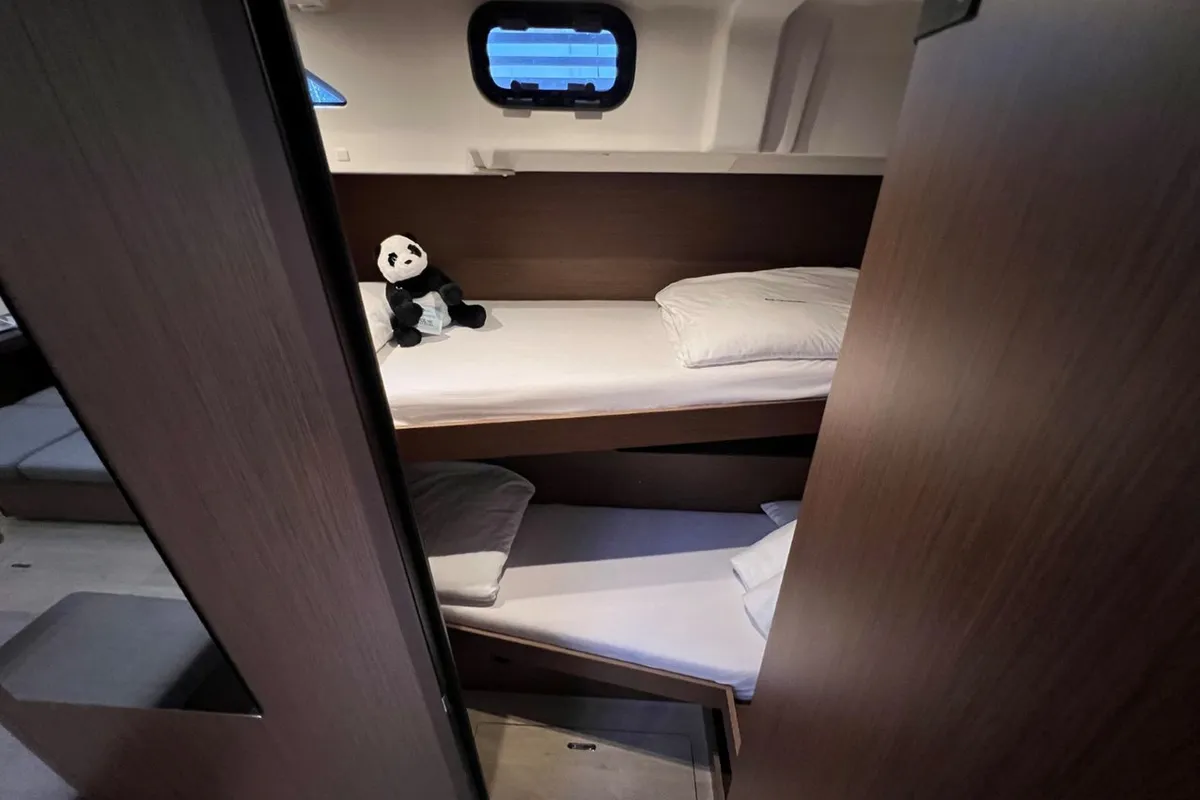 Cabin on Panda II, a Beneteau Oceanis 51.1 sailboat at Grad Pula, Croatia