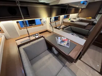 Deck of Panda II, a Beneteau Oceanis 51.1 sailboat at Grad Pula, Croatia