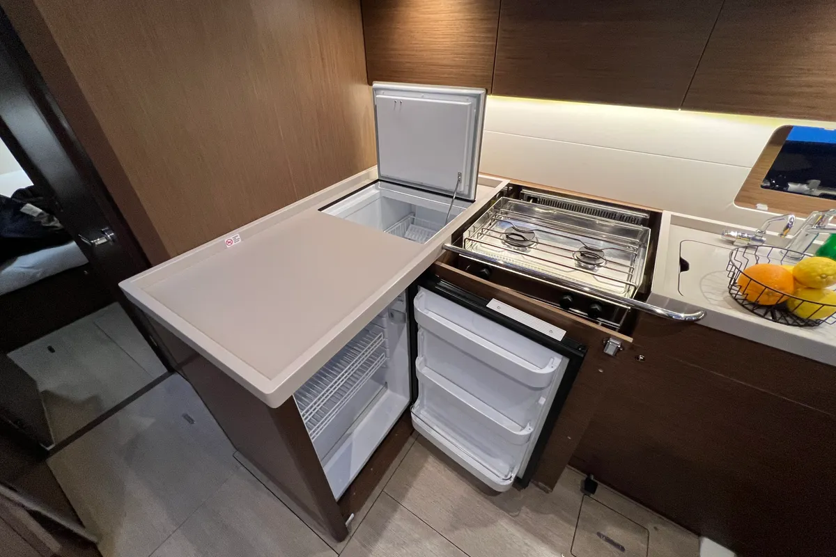 Galley of Panda II, a Beneteau Oceanis 51.1 sailboat at Grad Pula, Croatia