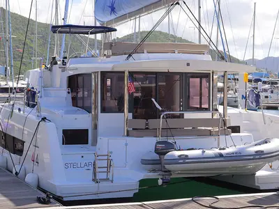 Stellar, a Bali 4.4 catamaran at Road Town, British Virgin Islands
