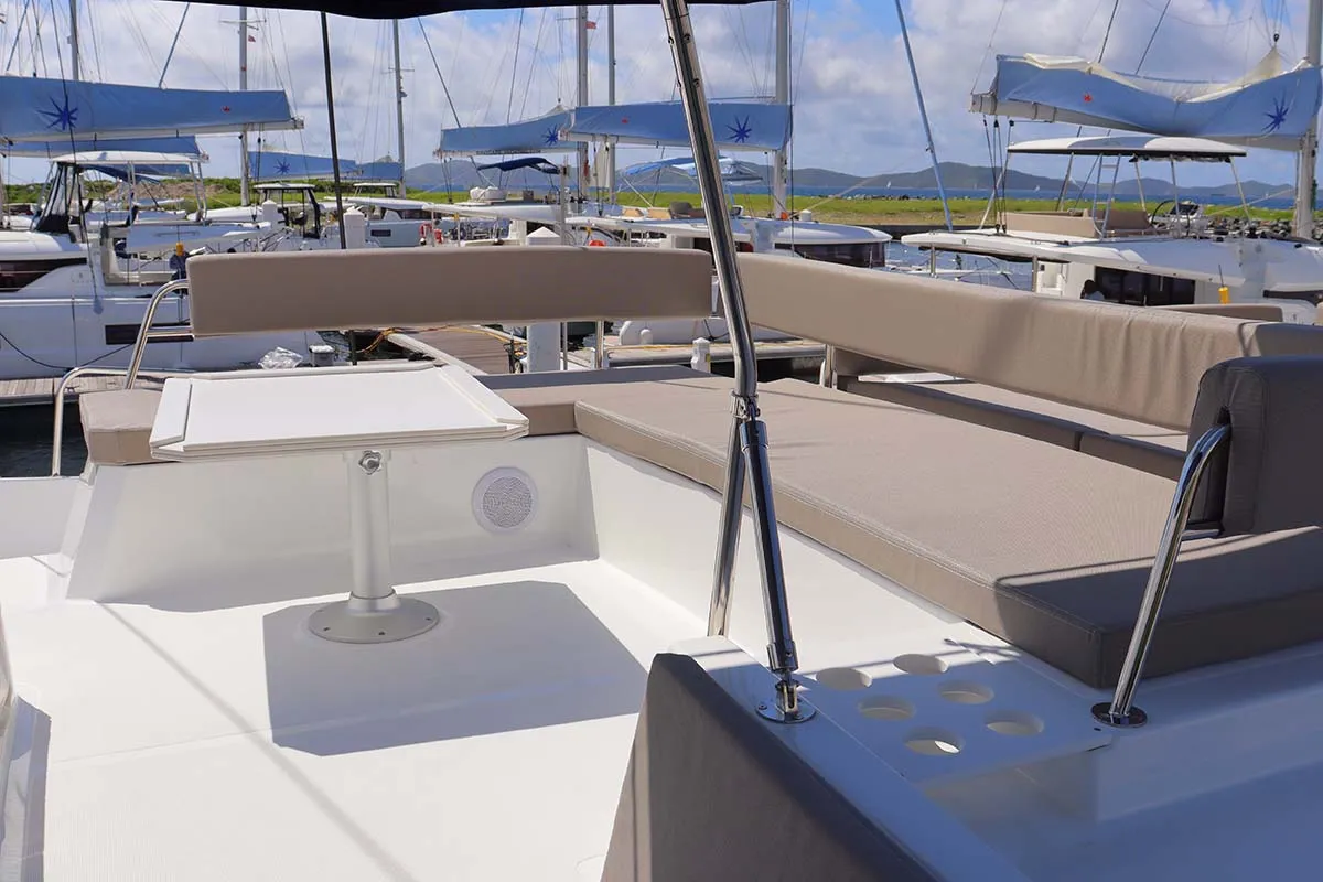 Stellar, a Bali 4.4 catamaran at Road Town, British Virgin Islands