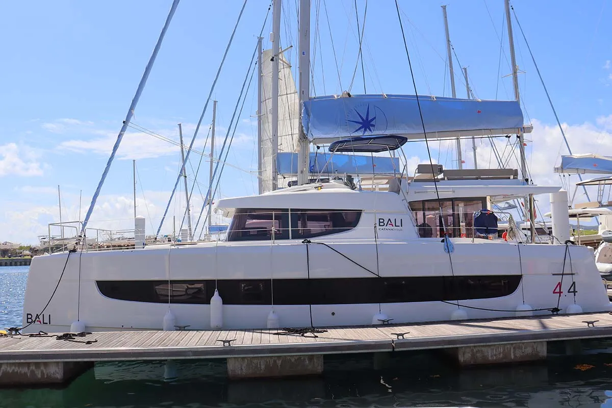 Stellar, a Bali 4.4 catamaran at Road Town, British Virgin Islands