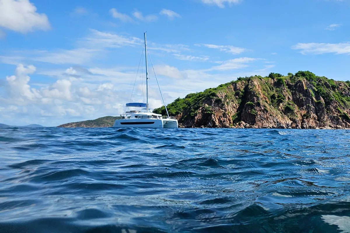 Stellar, a Bali 4.4 catamaran at Road Town, British Virgin Islands