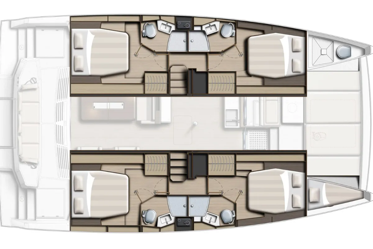 Stellar, a Bali 4.4 catamaran at Road Town, British Virgin Islands