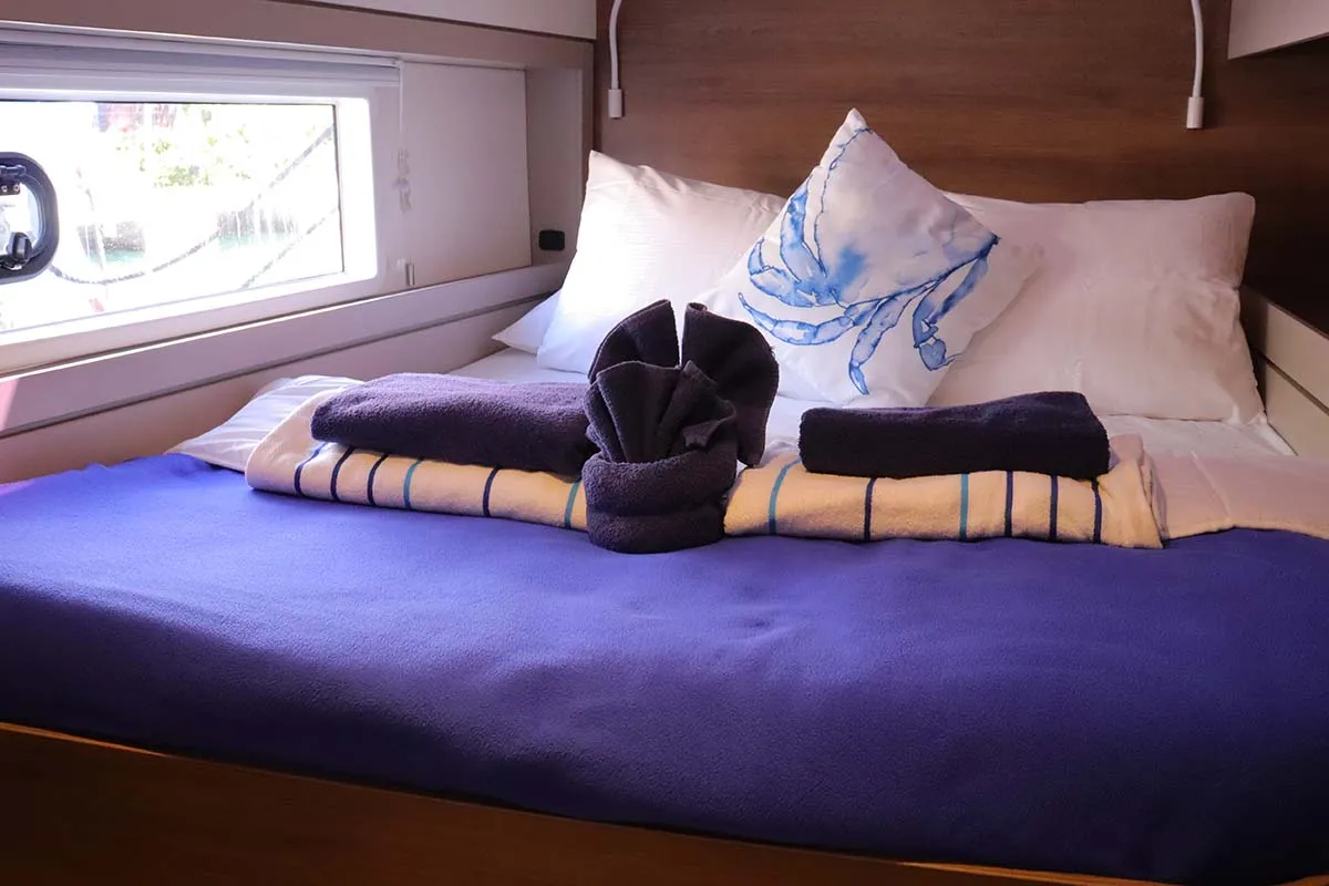 Stellar, a Bali 4.4 catamaran at Road Town, British Virgin Islands