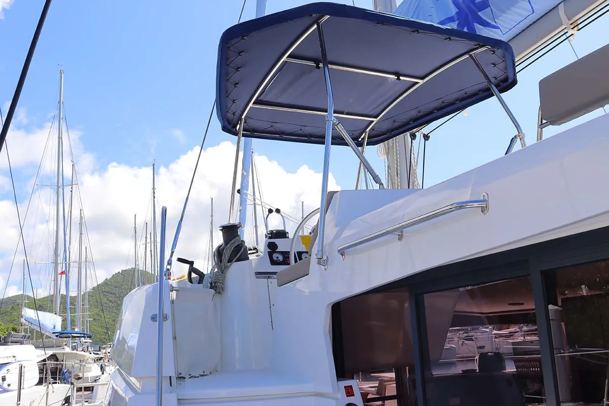 Stellar, a Bali 4.4 catamaran at Road Town, British Virgin Islands