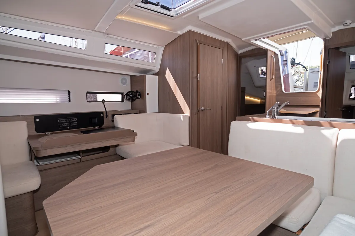 Salon of Sutivan, a Jeanneau Sun Odyssey 415 sailboat at Split, Croatia
