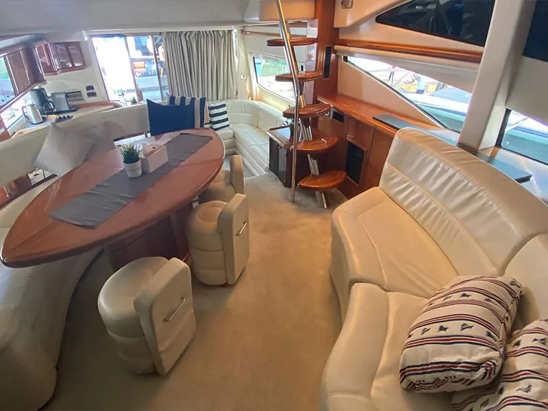 Sunseeker, a Sunseeker 64 motor yacht at Dubai, United Arab Emirates
