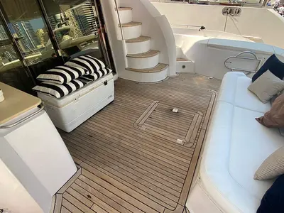 Sunseeker, a Sunseeker 64 motor yacht at Dubai, United Arab Emirates