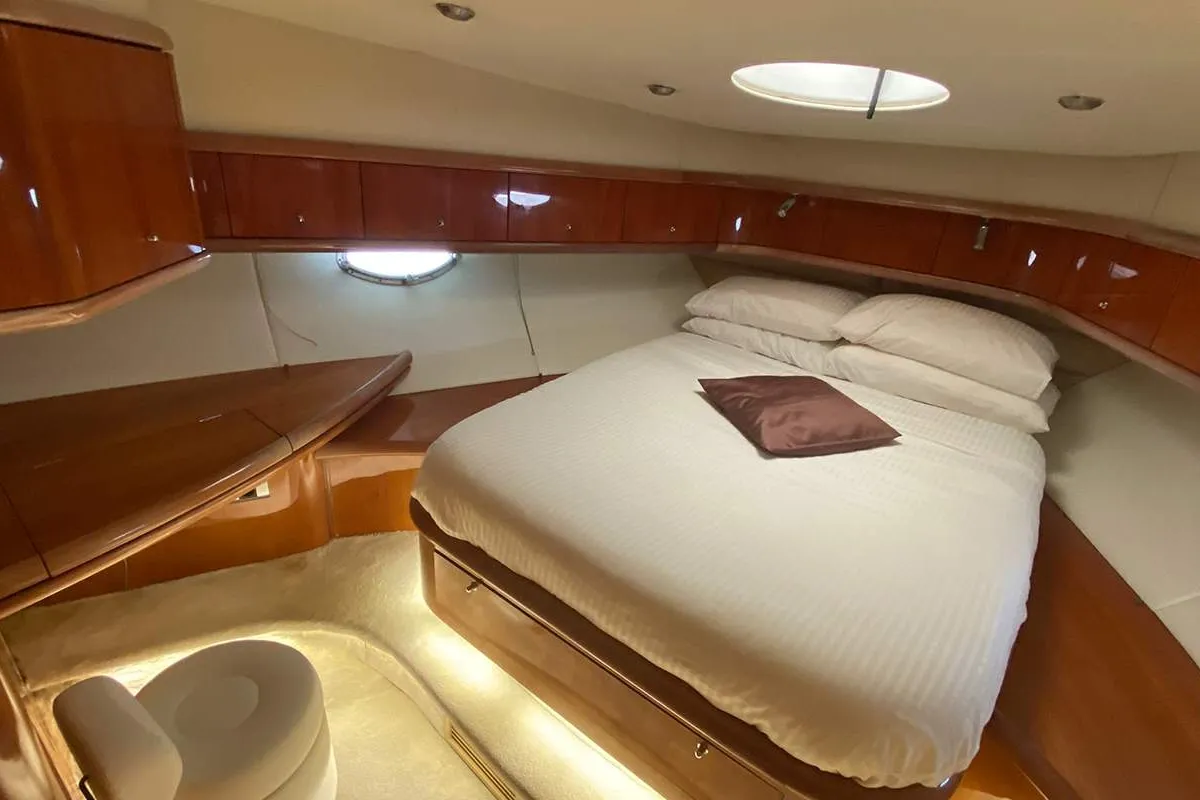 Sunseeker, a Sunseeker 64 motor yacht at Dubai, United Arab Emirates