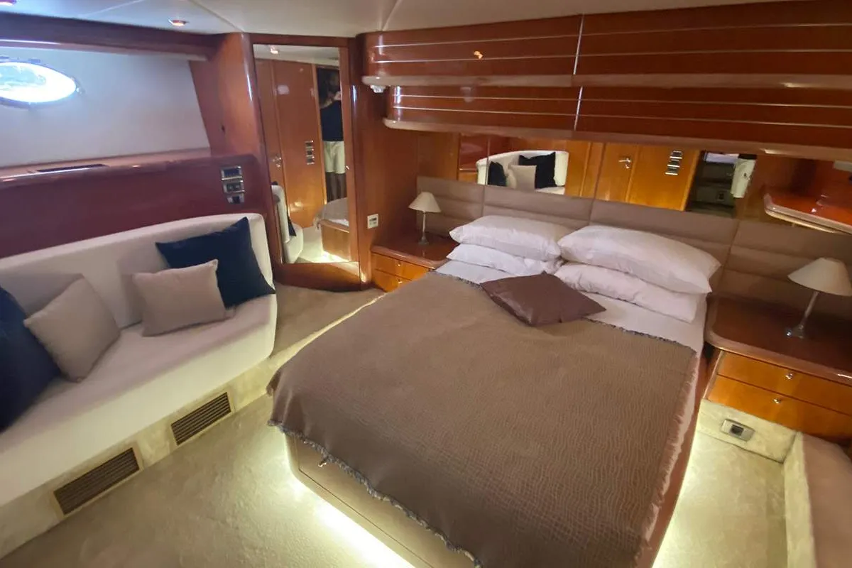 Sunseeker, a Sunseeker 64 motor yacht at Dubai, United Arab Emirates
