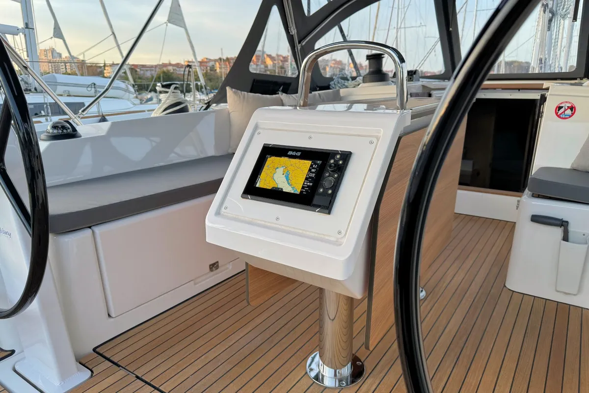 Ivana, a Bavaria C42 sailboat at Grad Pula, Croatia