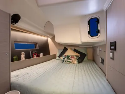 Cabin on Sunsail 42 Classic, a Beneteau Oceanis 40.1 sailboat at Marina, Croatia