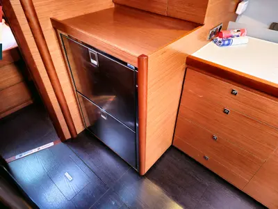 Galley of Dufour 430 GL, a sailboat at Kaštela, Croatia