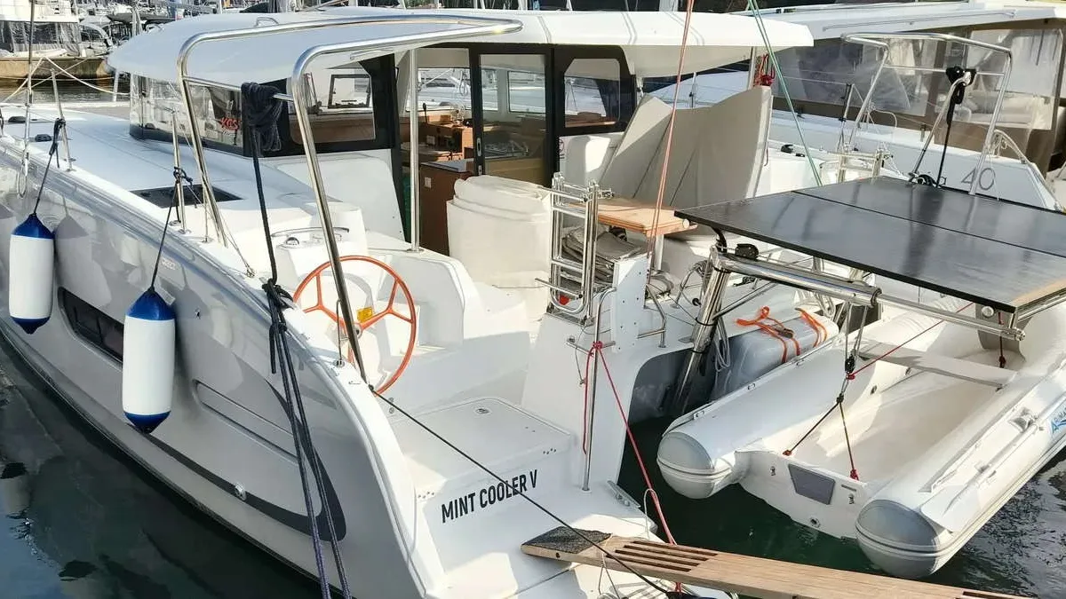 MINT COOLER V, a Excess 11 catamaran at Grad Pula, Croatia
