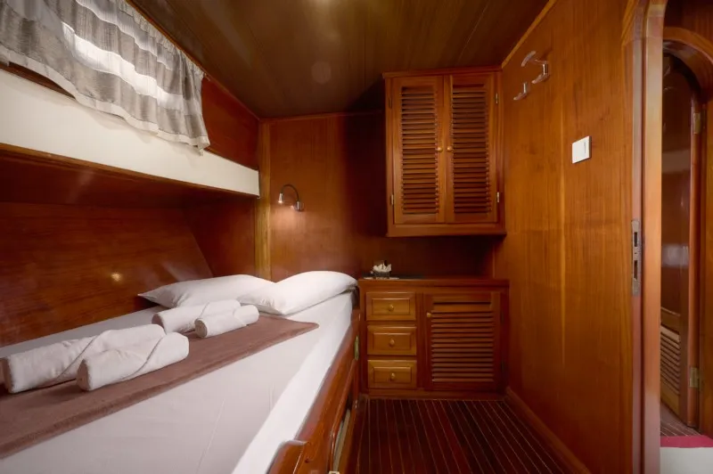 Cabin on AGORA, a Custom Made Agora motor yacht at Jesenice, Croatia