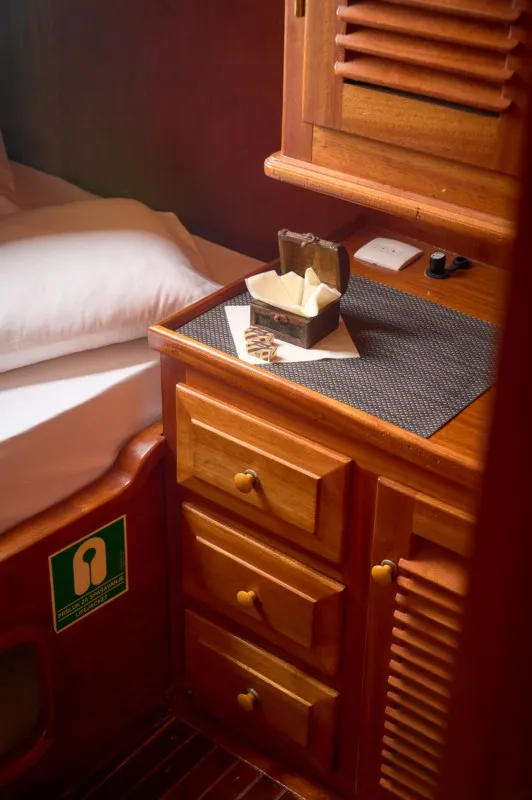 Cabin on AGORA, a Custom Made Agora motor yacht at Jesenice, Croatia
