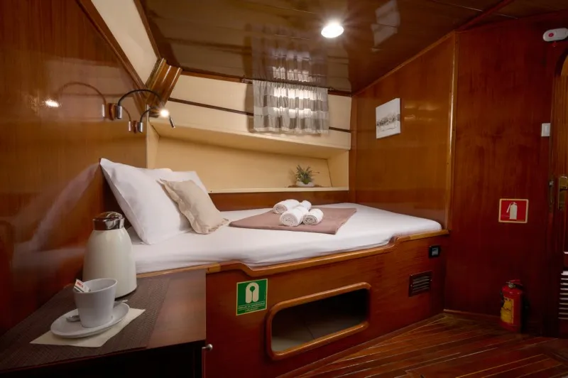 Cabin on AGORA, a Custom Made Agora motor yacht at Jesenice, Croatia