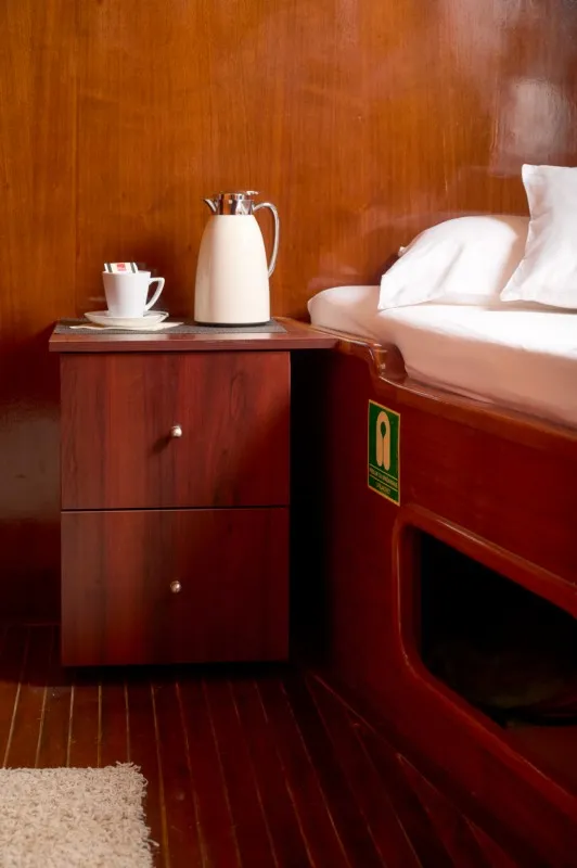Cabin on AGORA, a Custom Made Agora motor yacht at Jesenice, Croatia