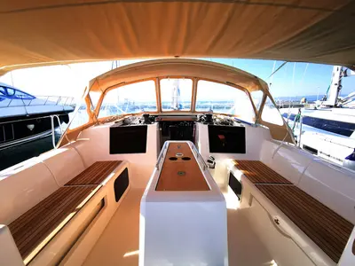 Sea Splash, a Dufour 460 GL sailboat at Grad Biograd na Moru, Croatia