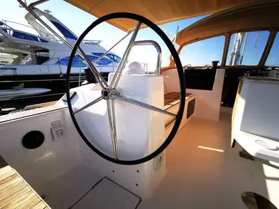 Sea Splash, a Dufour 460 GL sailboat at Grad Biograd na Moru, Croatia