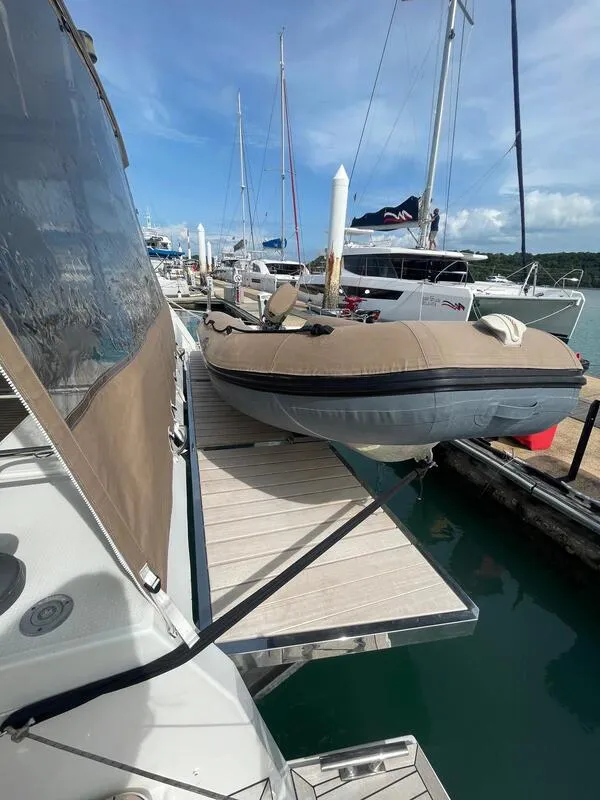 Maravelle, a Fountaine Pajot Saona 47 Quintet catamaran at Pa Khlok, Thailand