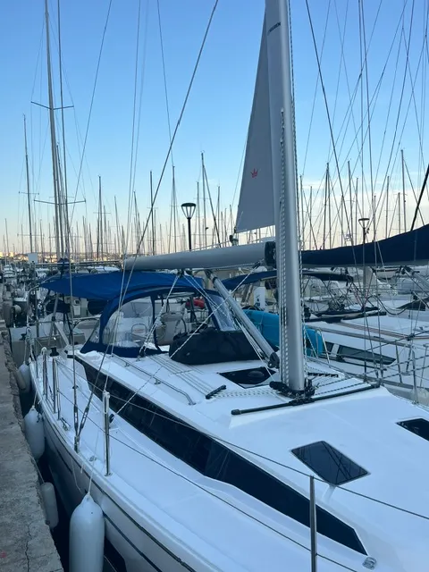 Xiphias V, a Bavaria C38 sailboat at Marseille, France