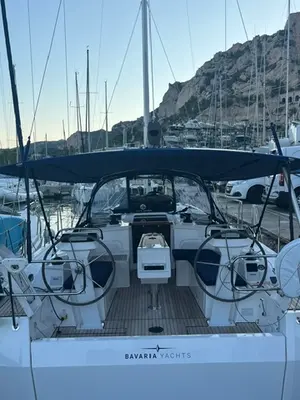 Xiphias V, a Bavaria C38 sailboat at Marseille, France