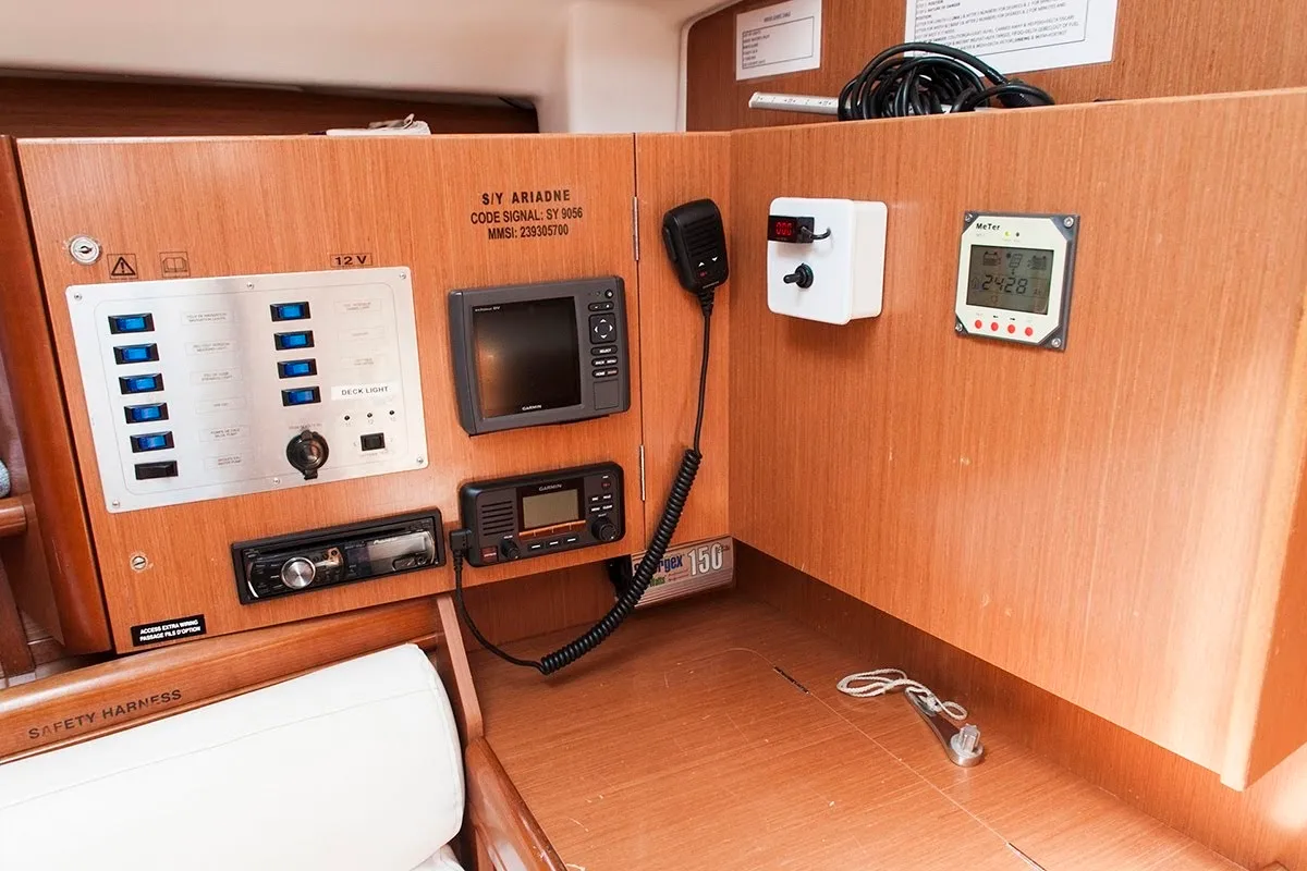 Ariadne, a Beneteau Oceanis Clipper 343 sailboat at Preveza, Greece