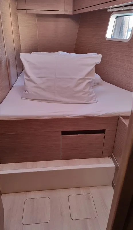 Cabin on Hugo, a Hanse 508 sailboat at Pula, Croatia