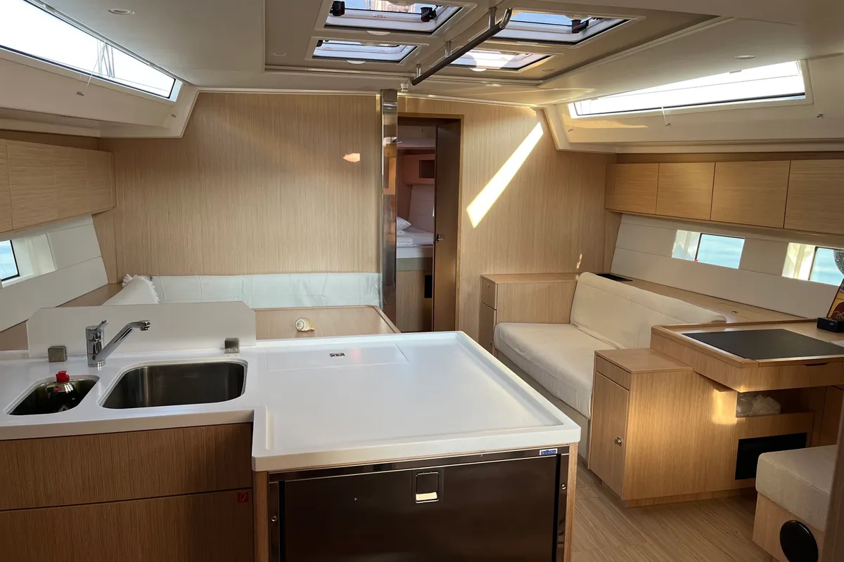 Galley of Vela, a Bavaria C50 sailboat at Volos Municipality, Greece