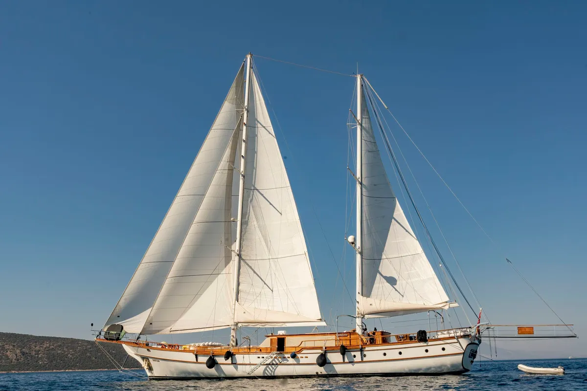 Exterior view of Babylon, a Custom Made Babylon motor yacht at Bodrum, Turkey