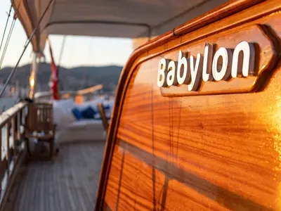 Babylon, a Custom Made Babylon motor yacht at Bodrum, Turkey