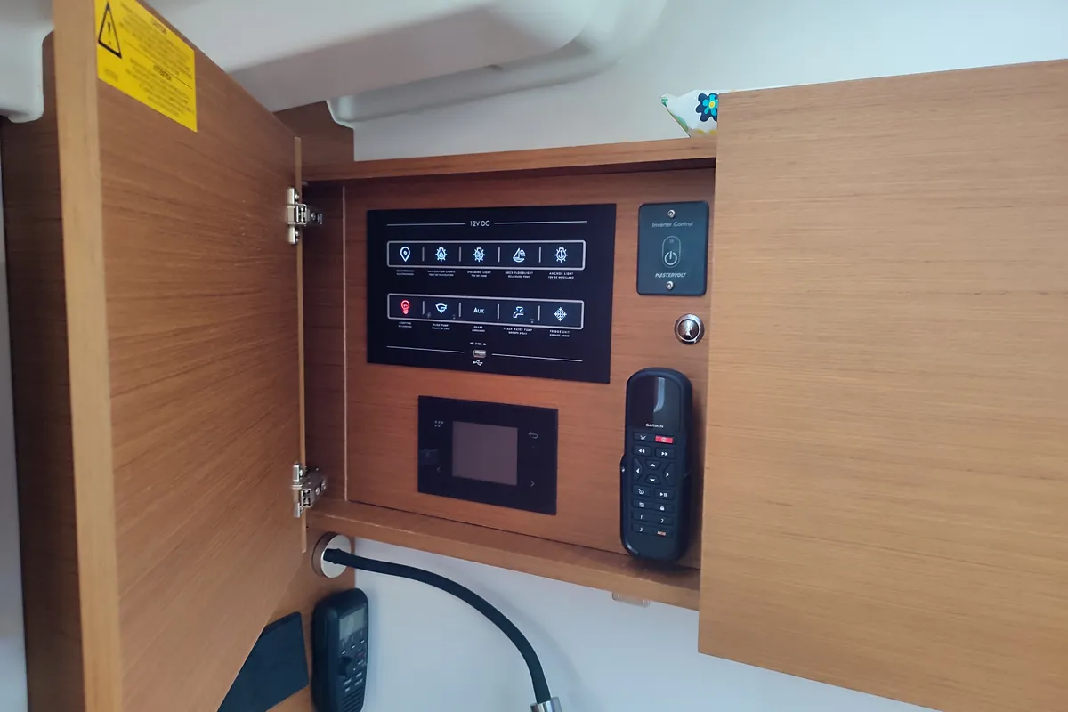 Idefix, a Beneteau First 44 sailboat at Lavrion, Greece