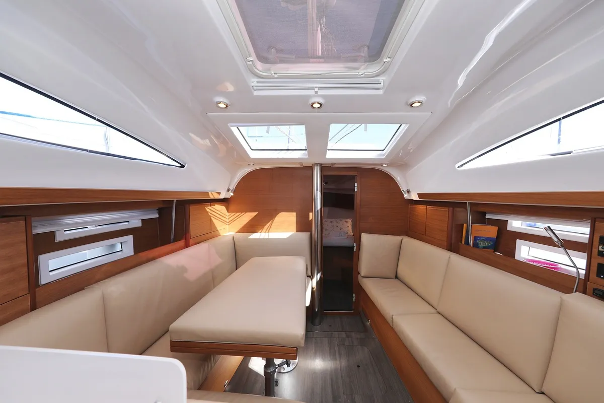 Salon of Eliana, a Elan Impression 40.1 sailboat at Pirovac, Croatia