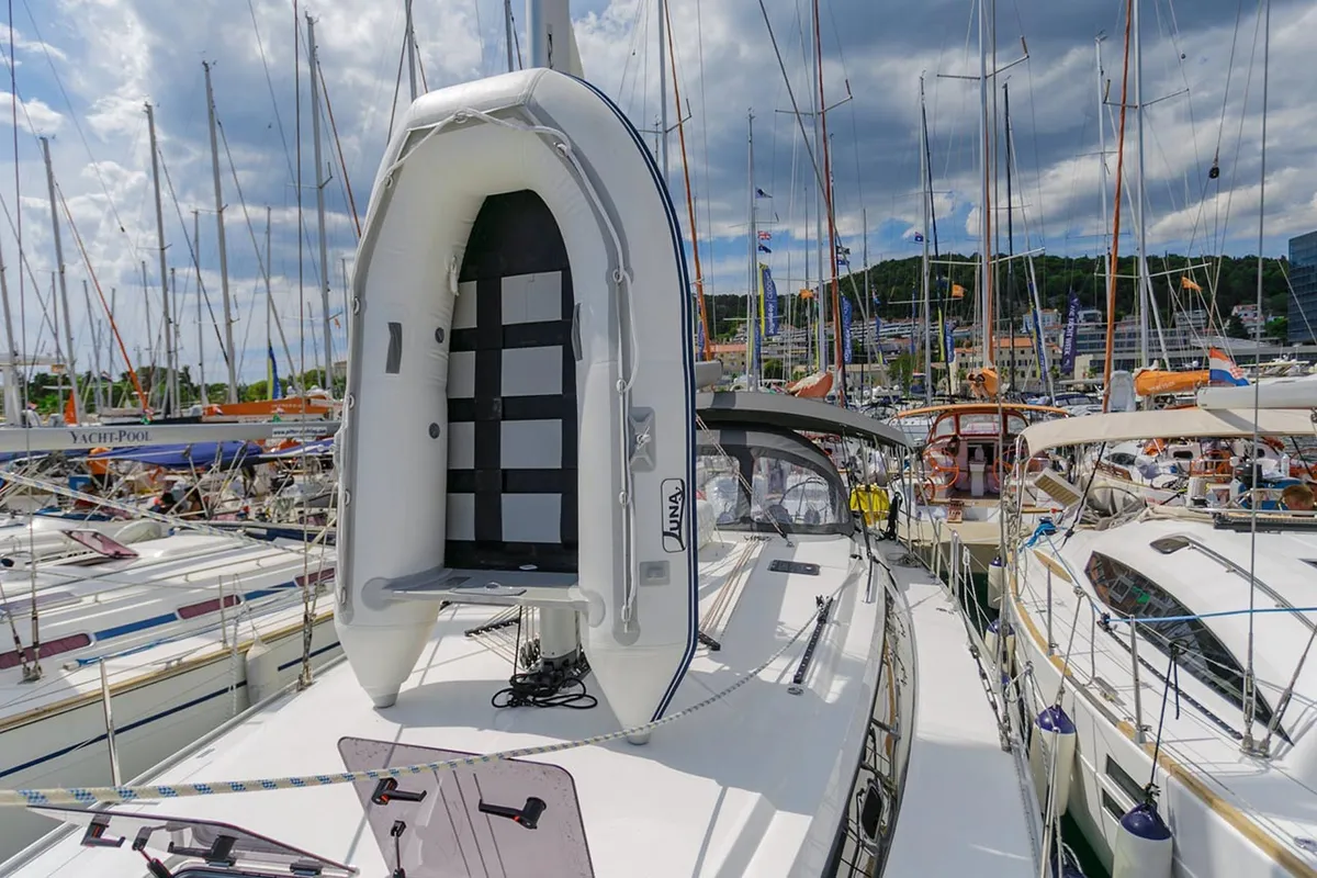 Lučija, a Bavaria Cruiser 46 sailboat at Split, Croatia