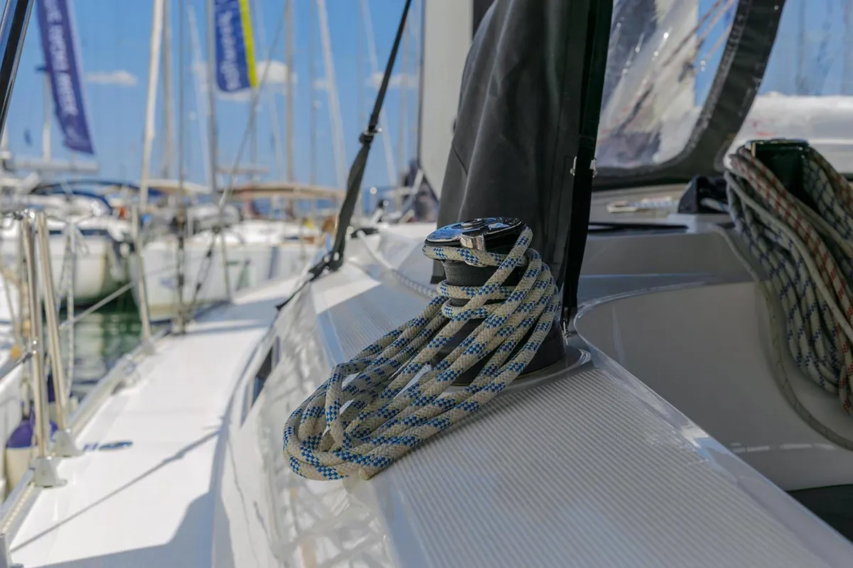 Lučija, a Bavaria Cruiser 46 sailboat at Split, Croatia