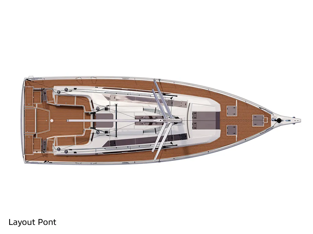 Tintin, a Dufour 48 sailboat at es Jonquet, Spain