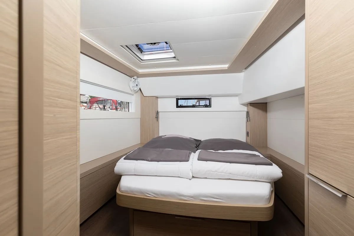 Cabin on Manta Maris, a Lagoon 46 catamaran at Općina Medulin, Croatia