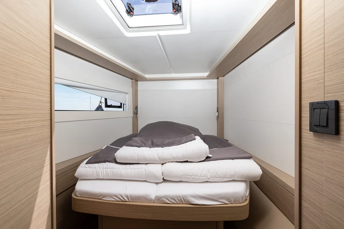 Cabin on Manta Maris, a Lagoon 46 catamaran at Općina Medulin, Croatia