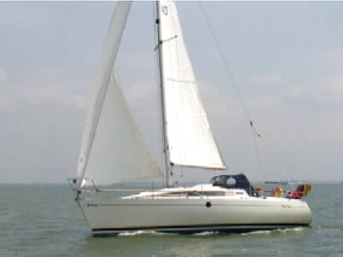 Exterior view of Seagull, a Beneteau First 285 sailboat at Yerseke, Netherlands